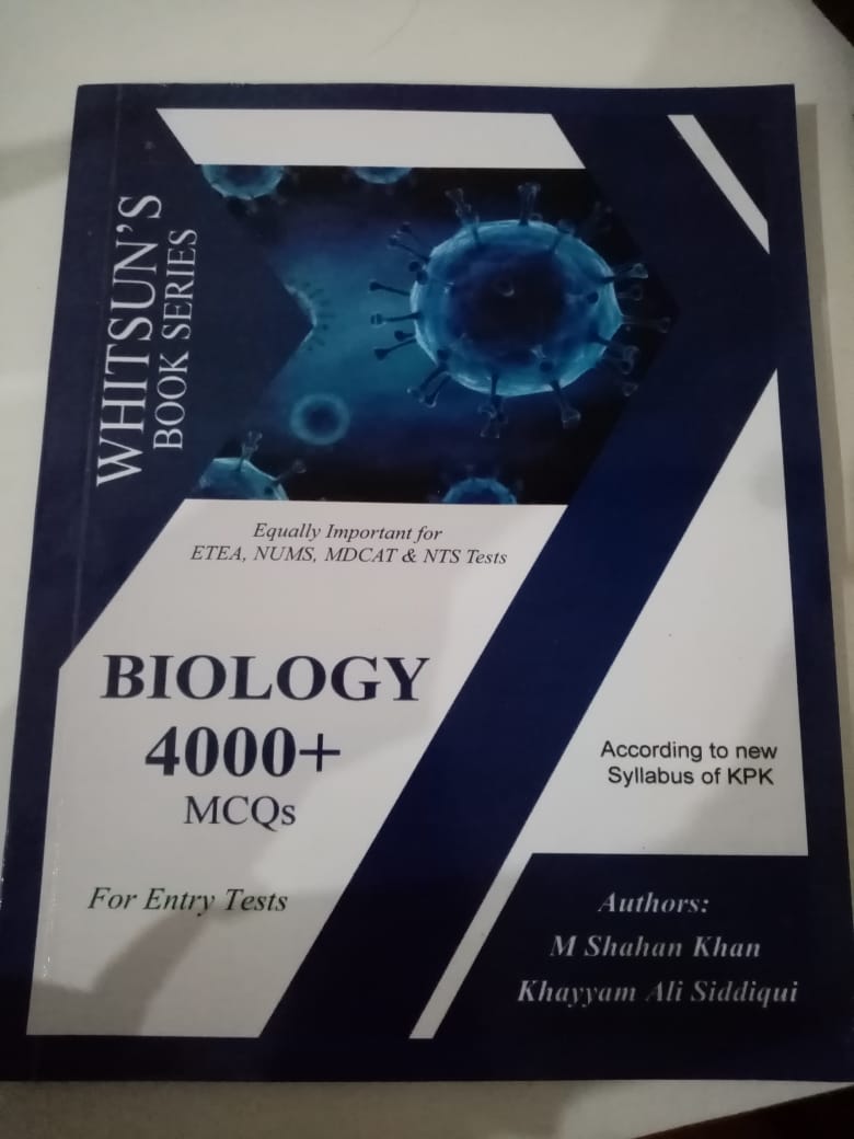 biology 4000+ mcqs by whitsun book series